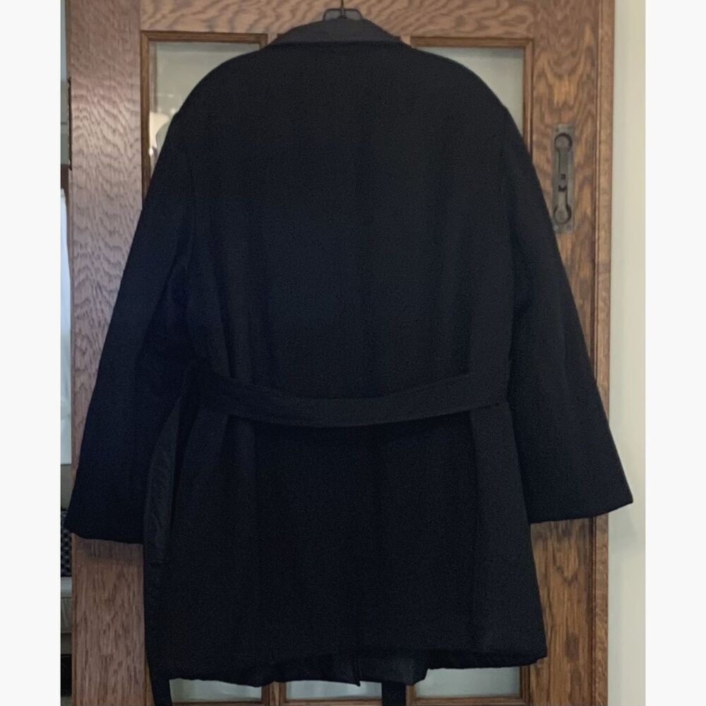 Lafayette 148 Reversible Puffer Coat Camel Hair & Tech Black 2X Excellent - Picture 8 of 13